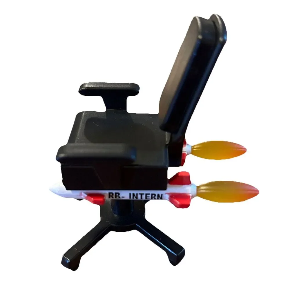 Roblox Figure RB-Intern Desk Chair Gaming Chair 3 Inches Tall Collectible Figure